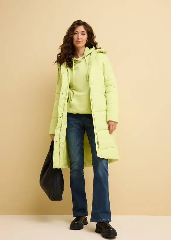 Hettegenser i myk frott&eacute;, bonprix