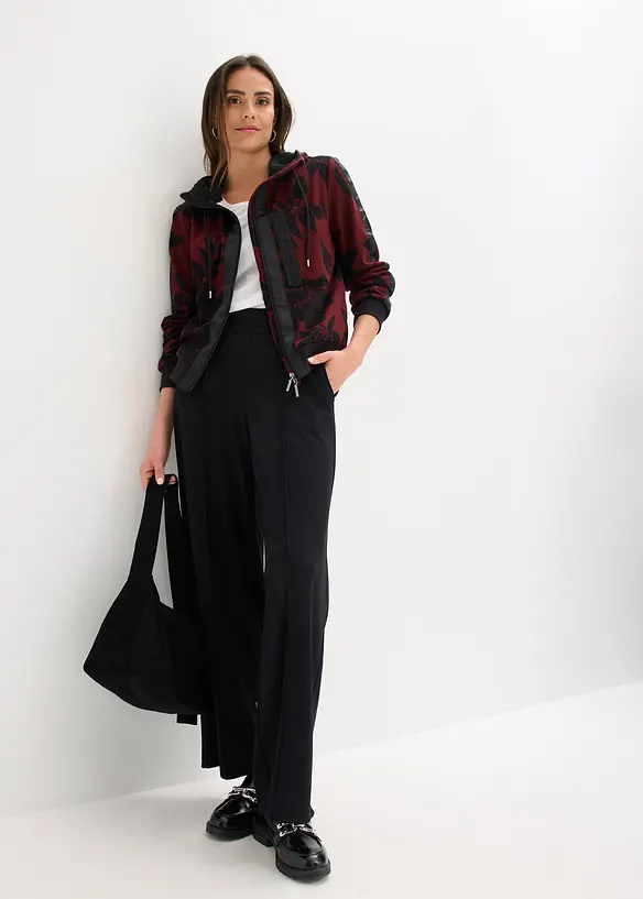 Sweatjakke med bomull, bonprix