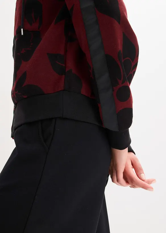 Sweatjakke med bomull, bonprix