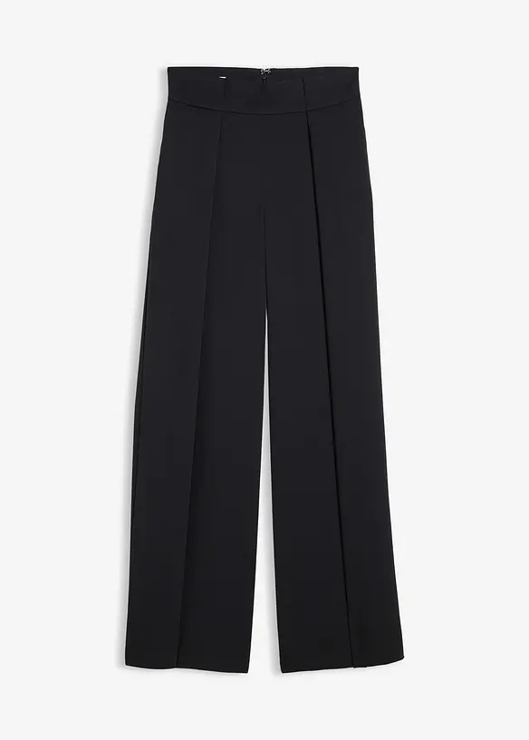 Bukse med legg og utsvingte ben, bonprix