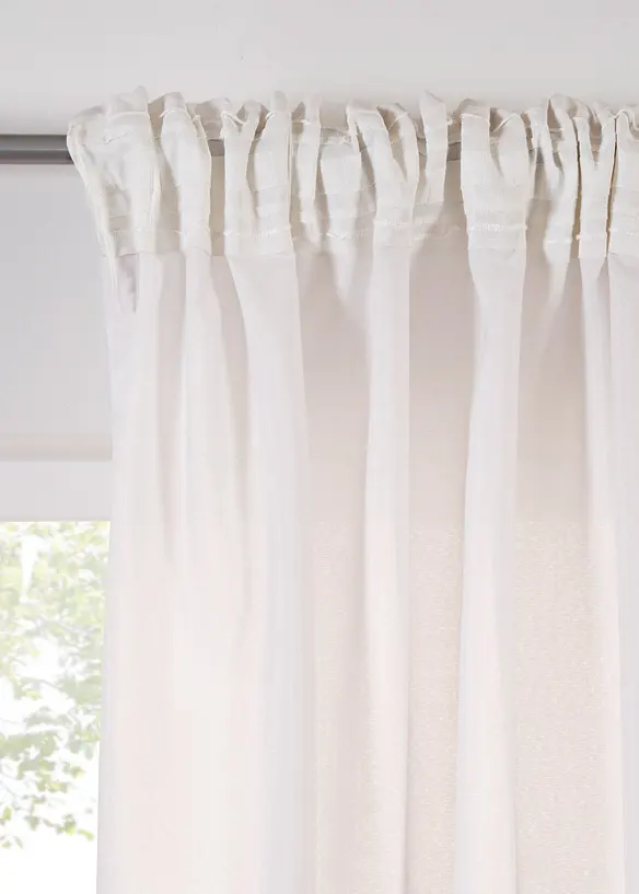 Gardiner i resirkulert materiale (2-pack), bonprix