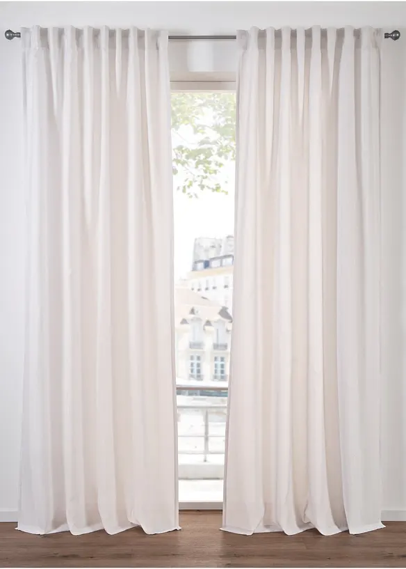 Gardiner i resirkulert materiale (2-pack), bonprix