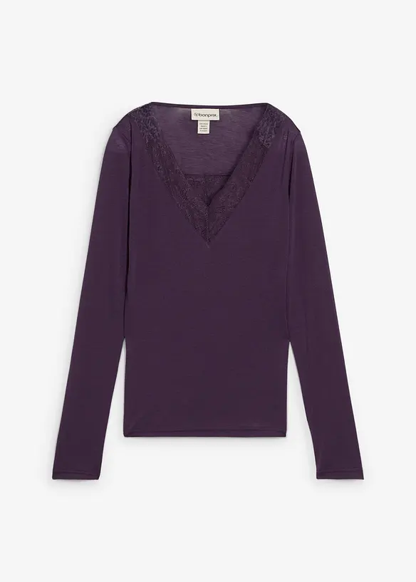 Topp med ull, bonprix