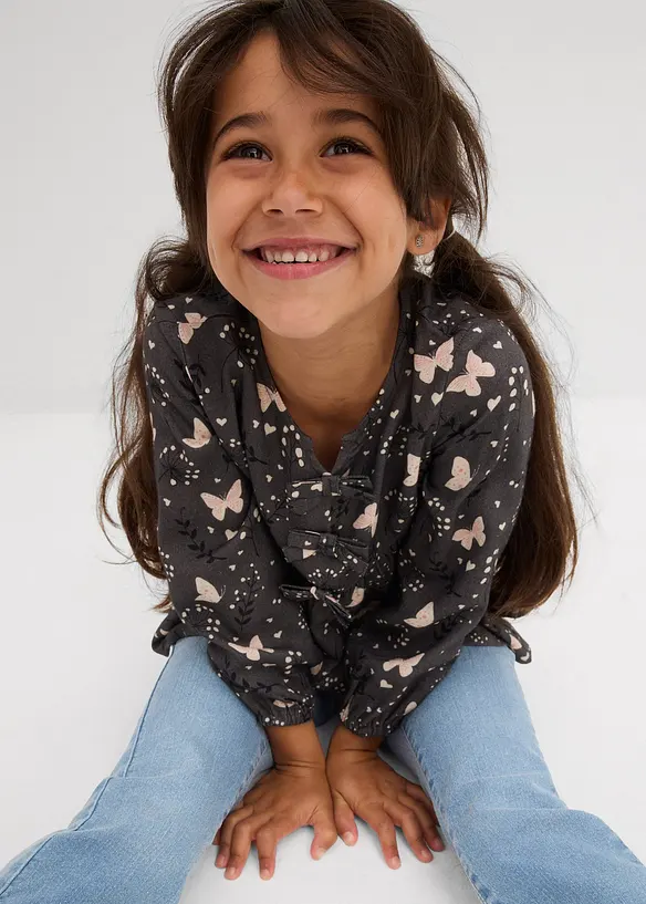 Bluse i lett viskose, bonprix