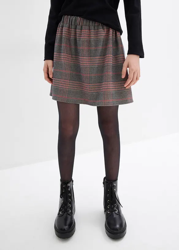 Jerseyskjørt med komfortlinning, bonprix