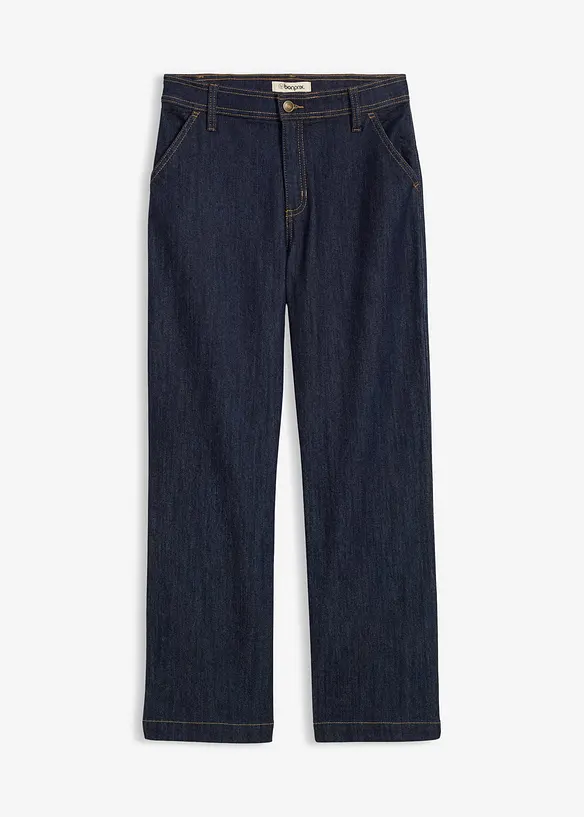 Wide leg-jeans, Mid Waist, bonprix