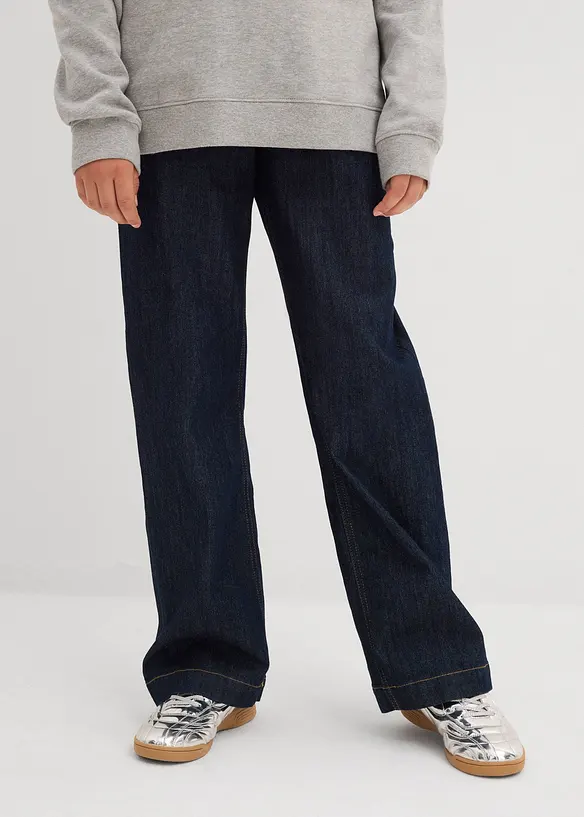 Wide leg-jeans, Mid Waist, bonprix