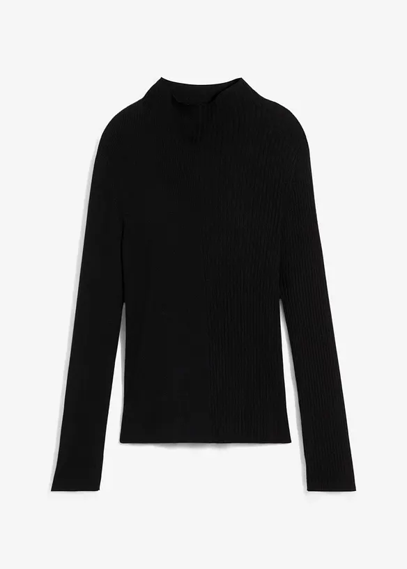 Topp i ribbet viskosemiks, bonprix