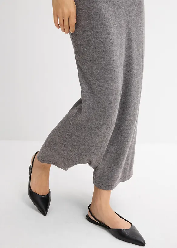 Finstrikket kjole av viskosemiks, bonprix