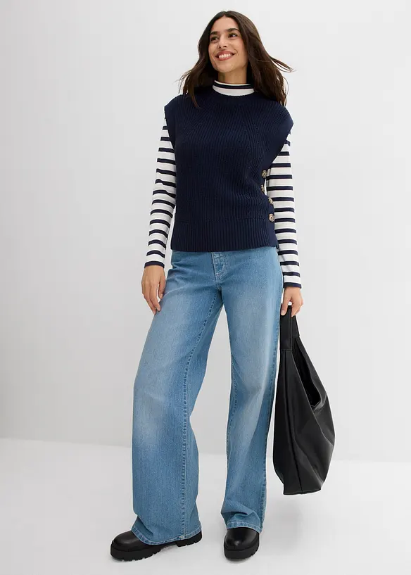 Strikket vest, bonprix
