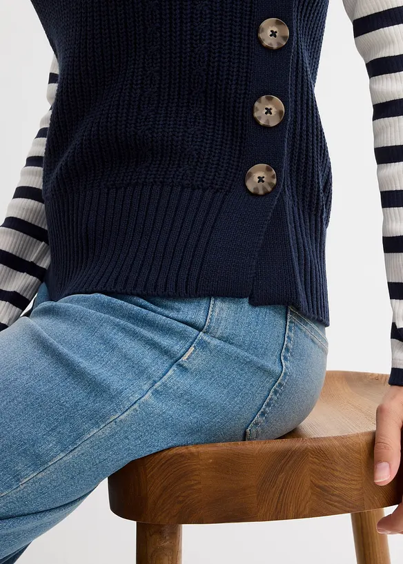 Strikket vest, bonprix