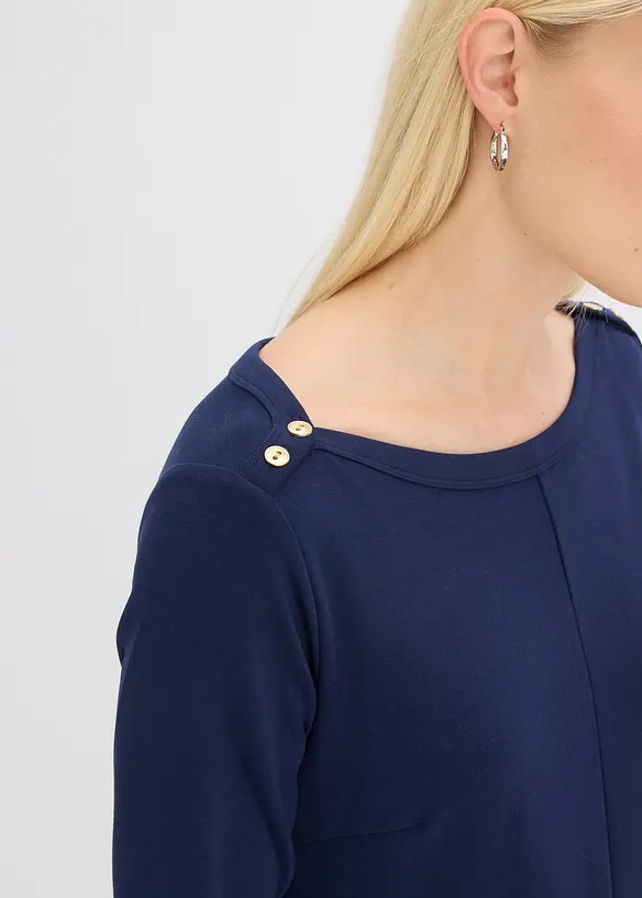 Jerseykjole i behagelig Punto di Roma-materiale, bonprix