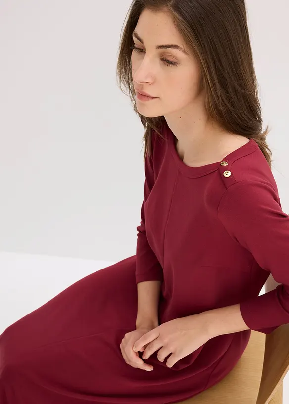 Jerseykjole i behagelig Punto di Roma-materiale, bonprix