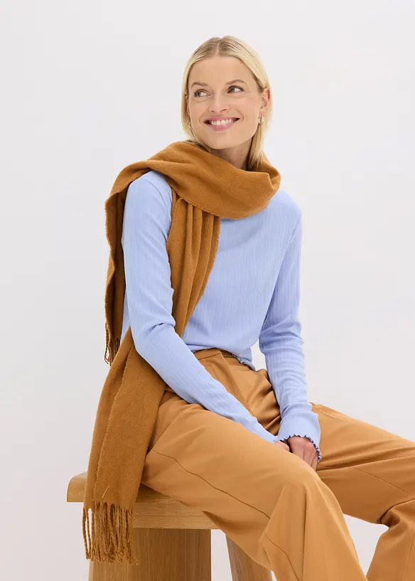 Topp i ribbemateriale og smal modell, bonprix