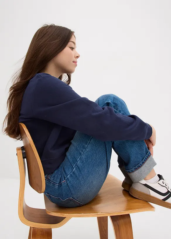 Sweatshirt i 100% økologisk bomull, bonprix