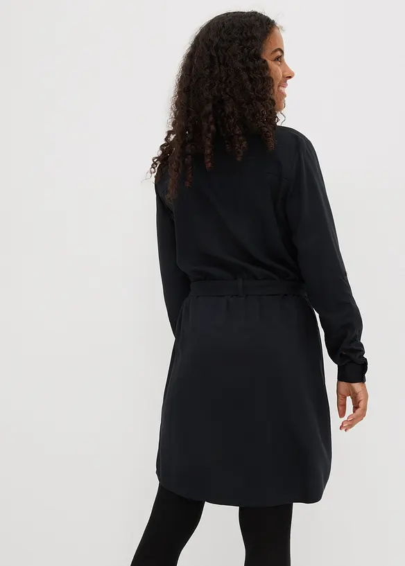 Skjortekjole i lett viskose, bonprix