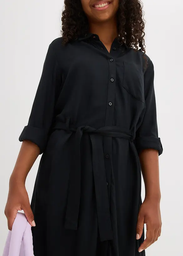Skjortekjole i lett viskose, bonprix