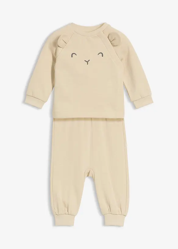 Joggedress med økologisk bomull (2-delt sett), bonprix