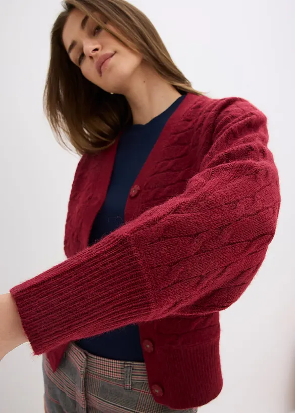 Oversized strikkejakke, bonprix
