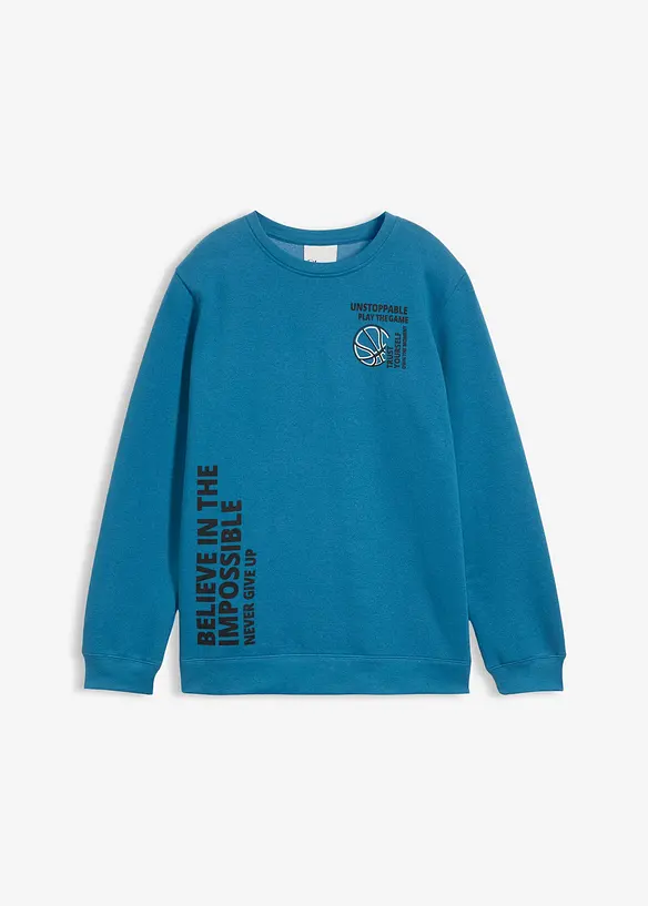 Sweatshirt i myk bomullsmiks, bonprix