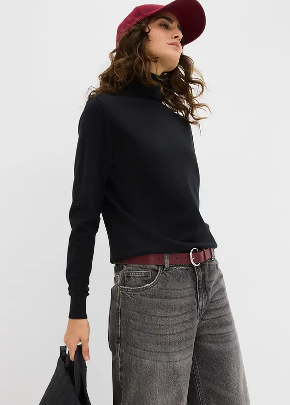 Høyhalset genser, bonprix