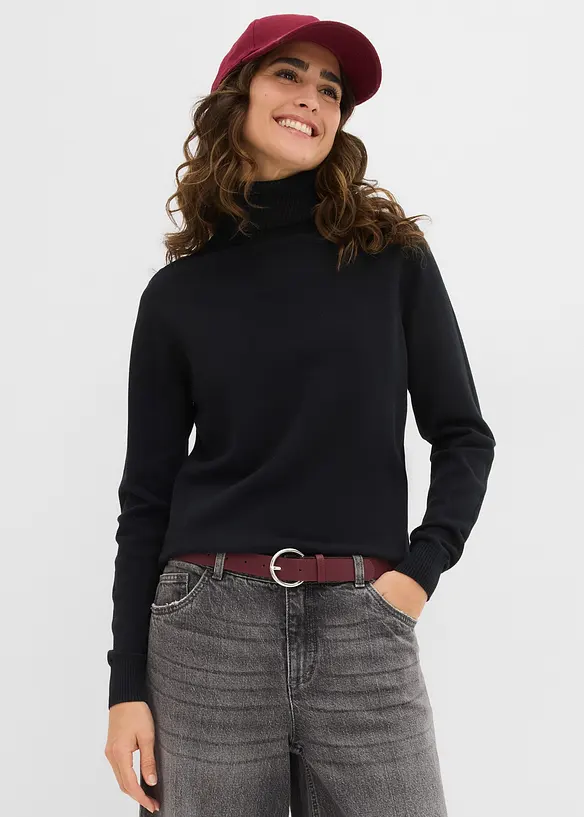Høyhalset genser, bonprix