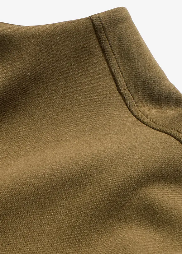 Oversized sweatshirt av mykt scubamateriale, bonprix