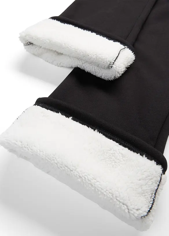 Termo funksjons-joggebukse med mykt fleecefôr, vid passform, bonprix