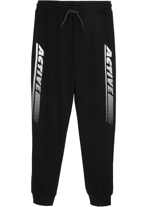 Joggebukse i myk bomullsmiks, bonprix