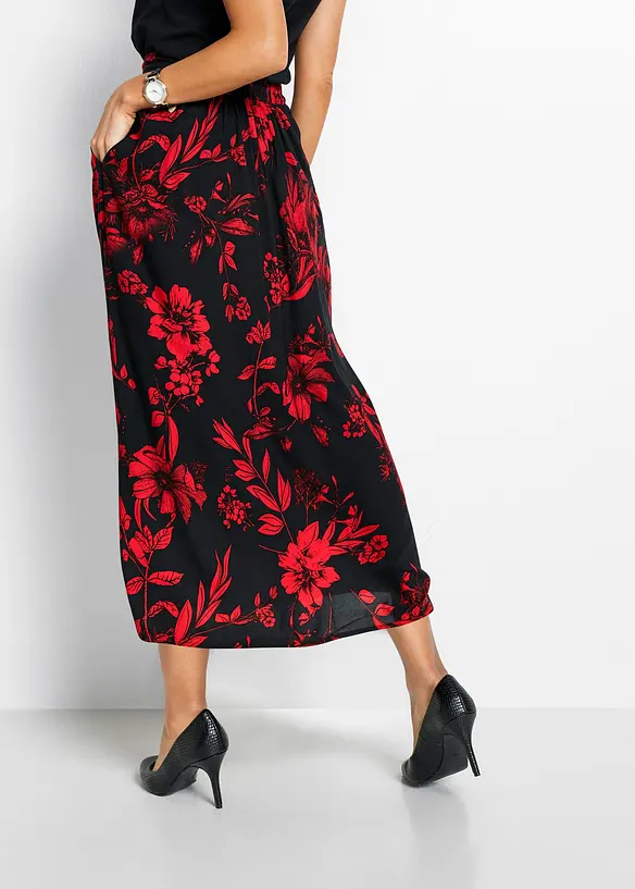 Maxiskj&oslash;rt i viskose, bonprix