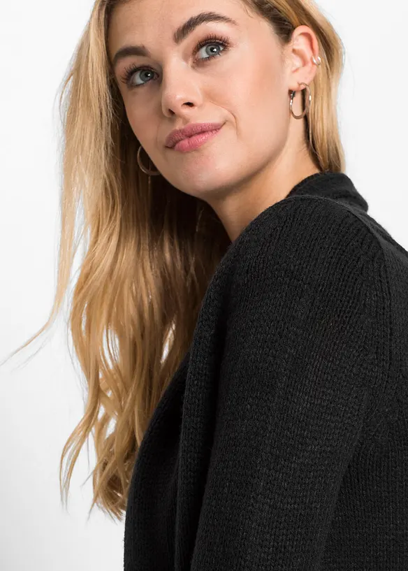 Lang strikkejakke, bonprix