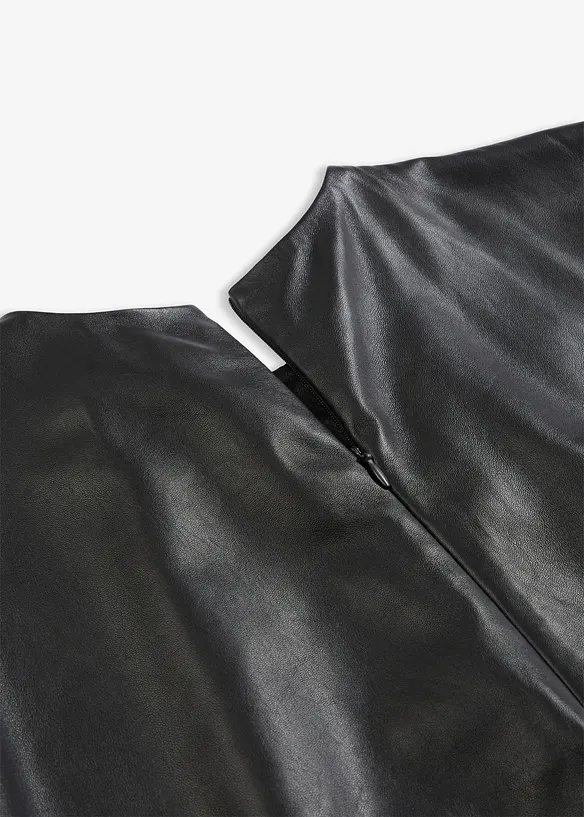 Skinntunika i lammenappa, bonprix