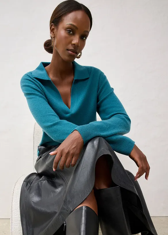 Kasjmirgenser med Good Cashmere Standard®-andel, bonprix