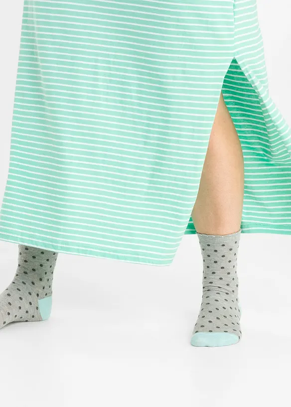 Lang nattkjole i 100% bomull, bonprix