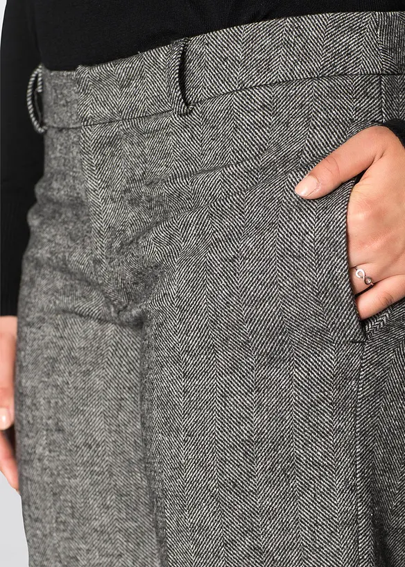 Bukse med vide ben, bonprix