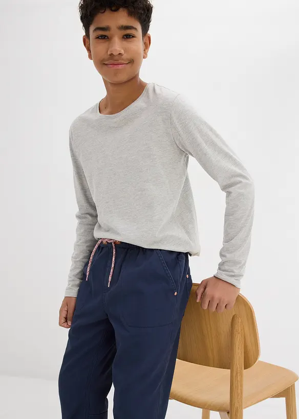 Casual termobukse mykt bomullsf&ocirc;r, bonprix