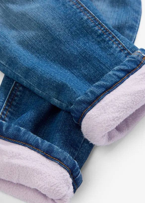 Komfortabel termojeans med fleecefôr, bonprix
