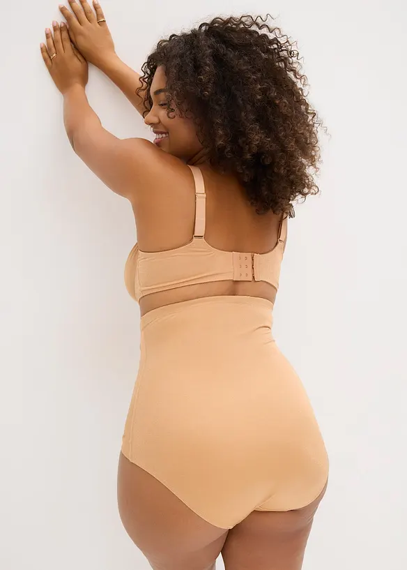 High Waist shape-truse i skimrende materiale, middels formende, bonprix