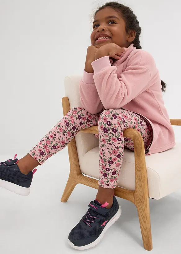 Leggings i økologisk bomull med elastan (2-pack), bonprix
