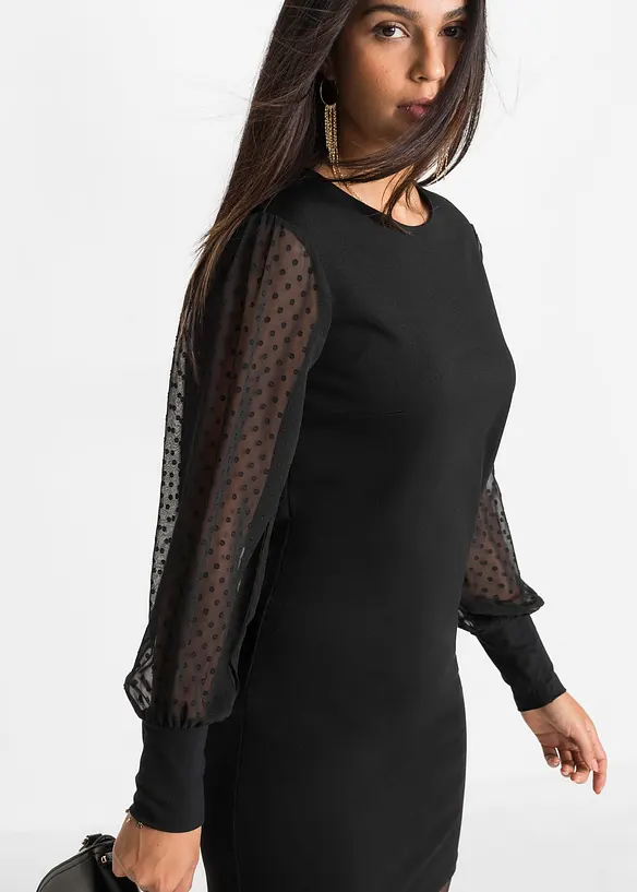Jerseykjole i viskosemiks, bonprix