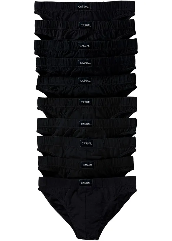 Truse med myk bomull (10-pack), bonprix