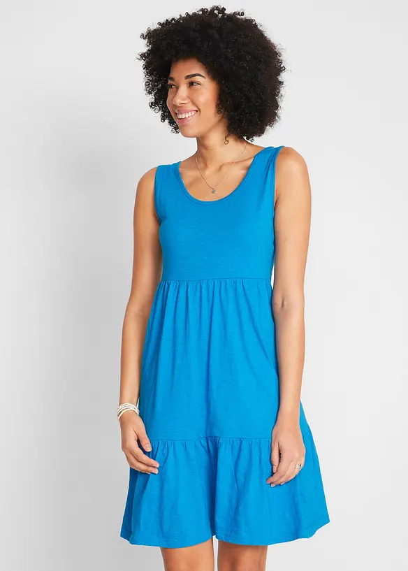 Jerseykjole i 100% bomull, bonprix