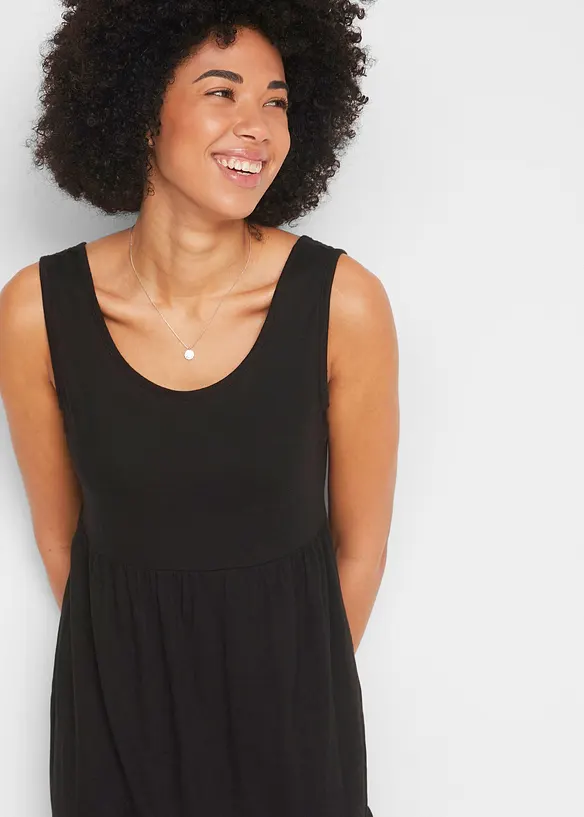 Jerseykjole i 100% bomull, bonprix