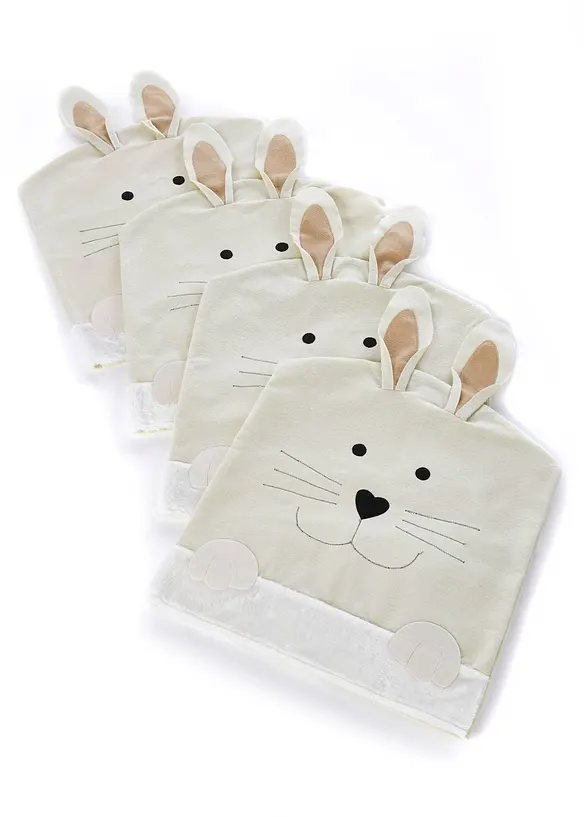 Stoltrekk formet som hare (4-pack), bonprix