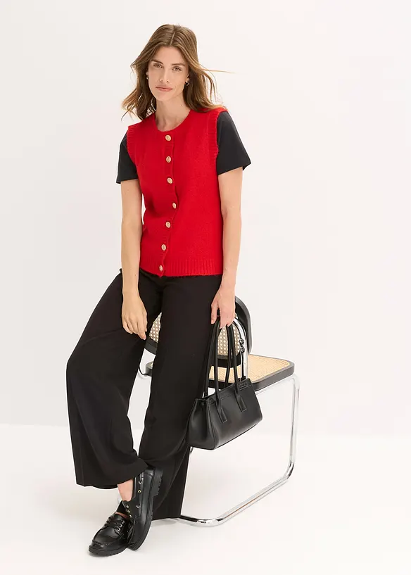 Strikket vest, bonprix