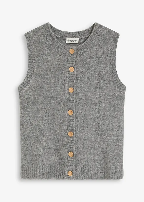 Strikket vest, bonprix