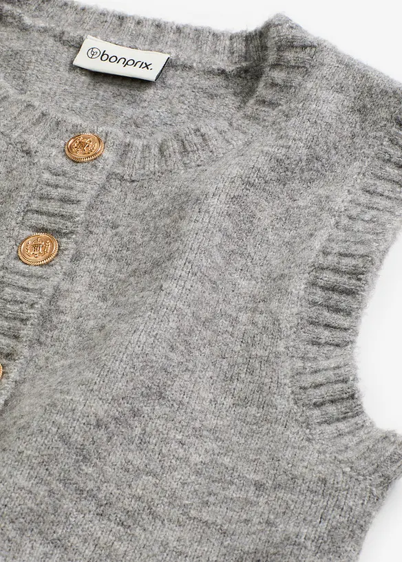 Strikket vest, bonprix