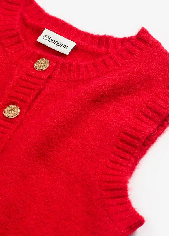 Strikket vest, bonprix
