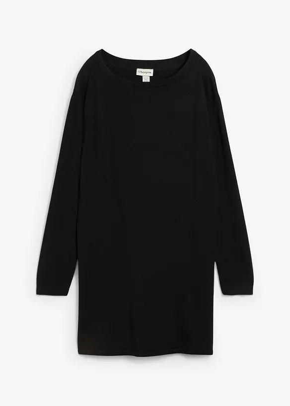 Lang genser med resirkulert bomull, bonprix