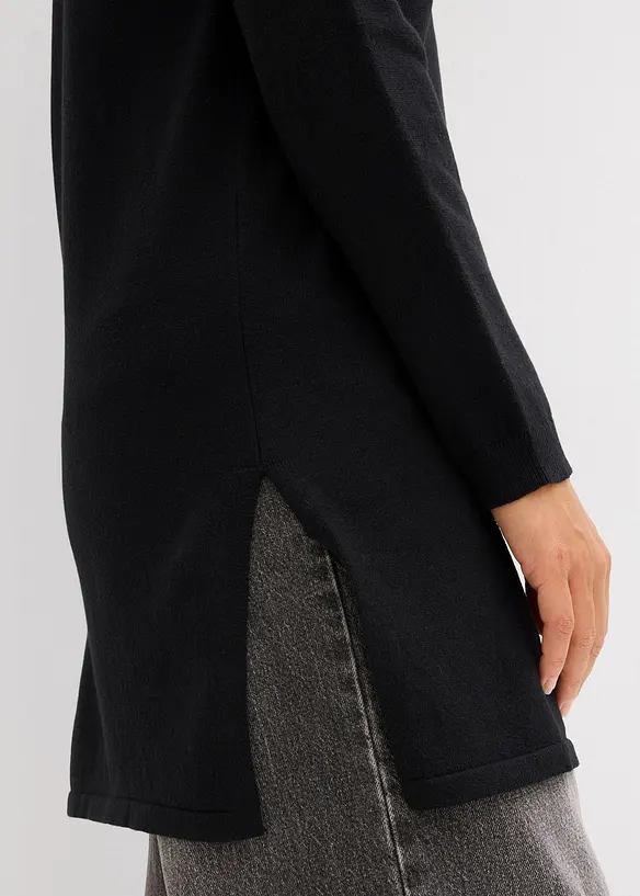 Lang genser med resirkulert bomull, bonprix